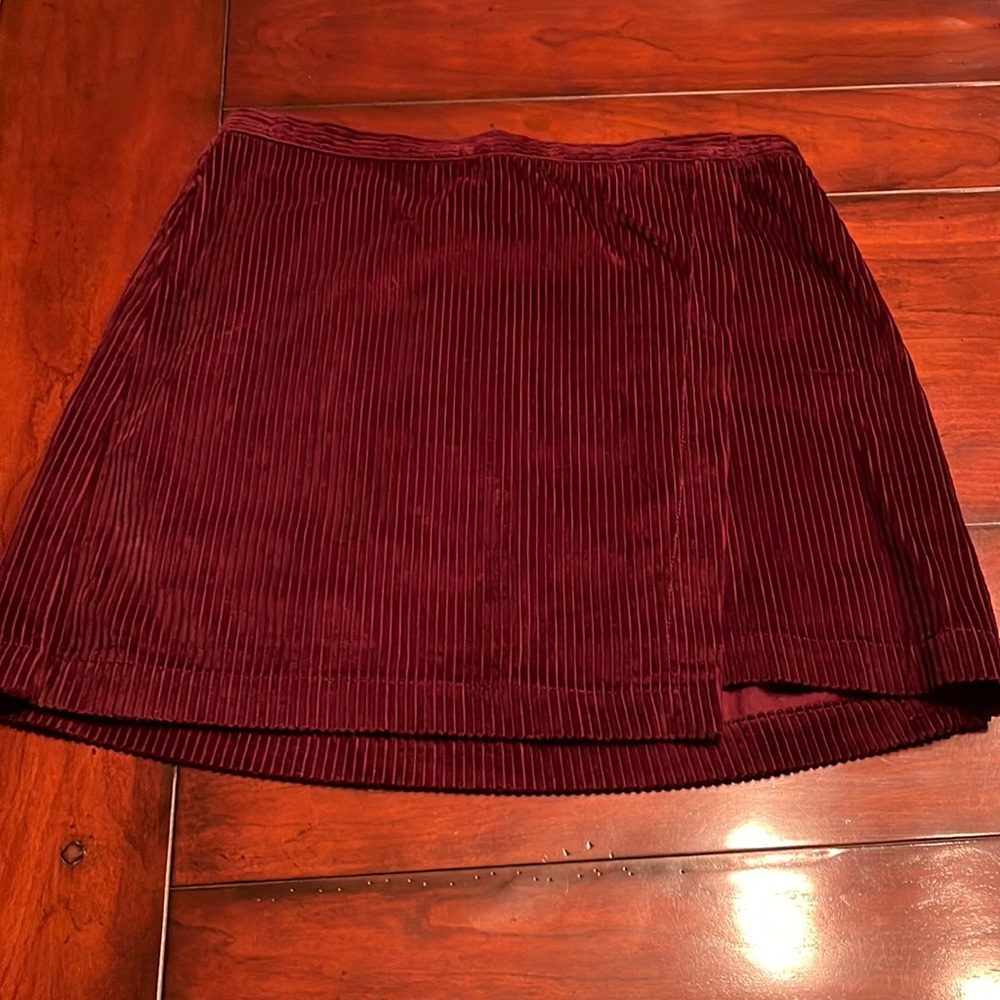 Abercrombie and Fitch new with tags wraparound skirt. Wide corduroy.